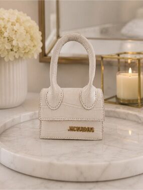 Mini White Jacquemus Style Bag | NOT authentic  🤍